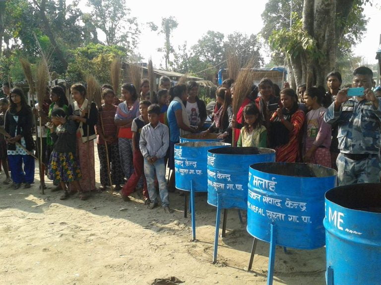 छठकाे अवसरमा सरसफाई कार्यक्रम