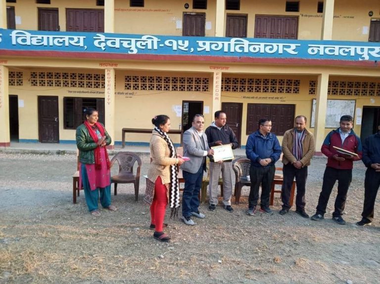 नि:शुल्क स्वास्थ्य शिबिर तथा सचेतना शिबिर नवलपुरमा सम्पन्न।