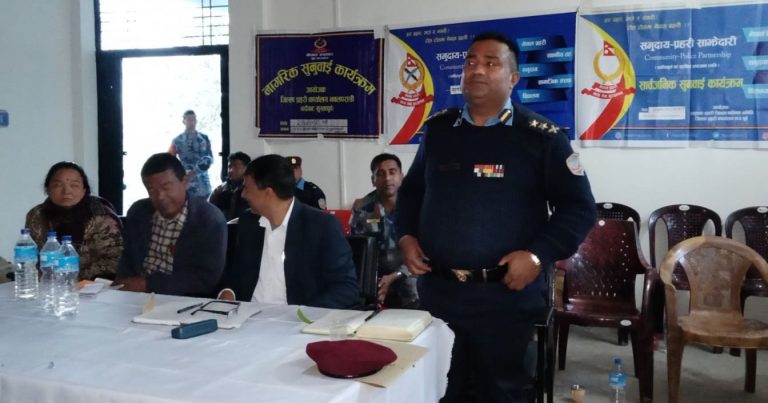 नवलपुर प्रहरीकाे नागरिक सुनुवाइ कार्यक्रम