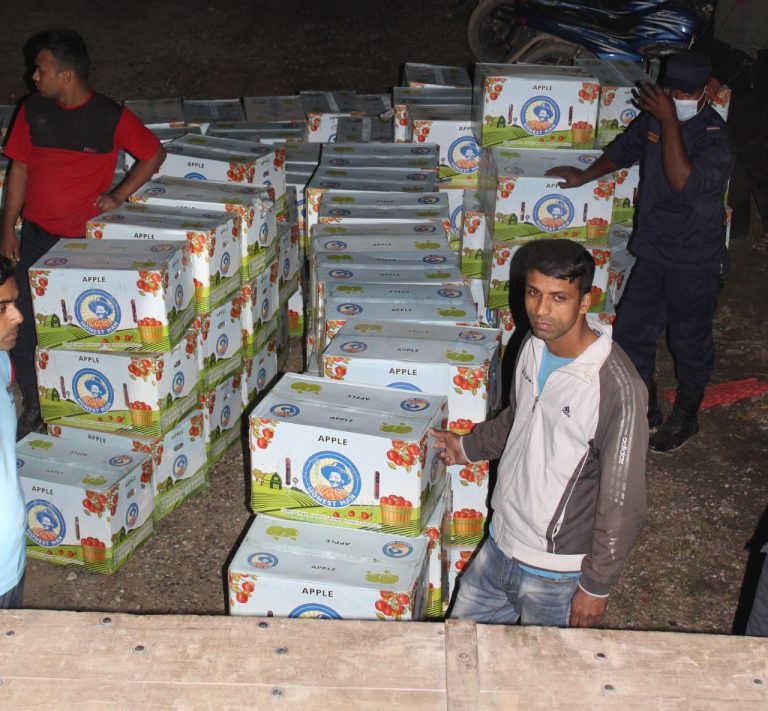 नवलपरासीमा ९ लाख बढीको अबैध स्याउ नियन्त्रणमा