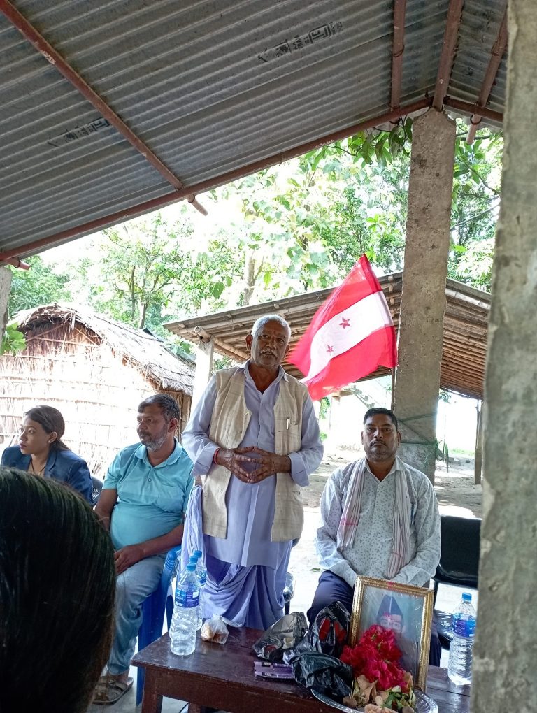 नवलपरासी क्षेत्र नं १ मा कांग्रेसकाे भेटघाट