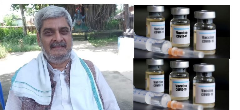 नेता त्रिपाठीलाई मतदाताको प्रश्नः कोभिडको खोपमा समेत किन कमिसनको काण्ड घटाउनुभयो ?