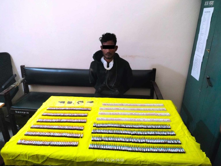 लागुऔषधि सहित नवलपरासीमा एक जना पक्राउ
