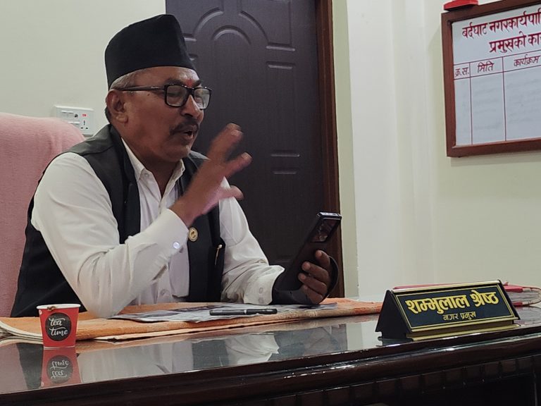 बर्दघाट नगरपालिकाद्वारा नगरगान सार्वजनिक