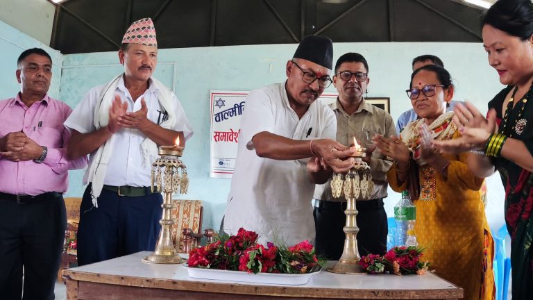 वाल्मीकिमा पहिलो पटक समावेशी शिक्षाकाे ऊद्घघाटन